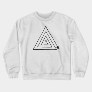 Arrow Triangle option Crewneck Sweatshirt